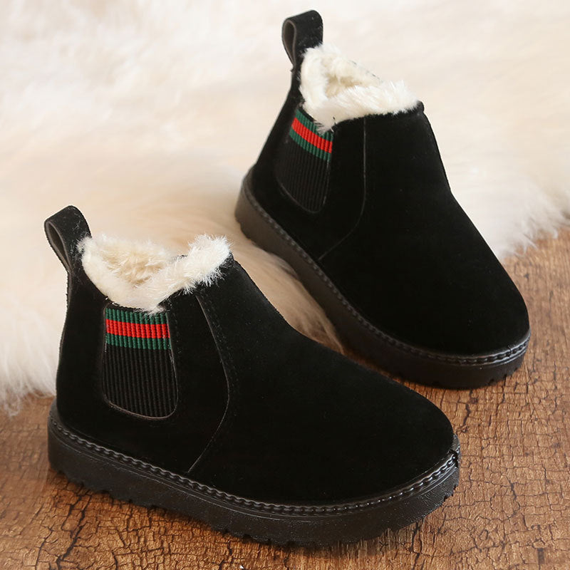Kids Snow Boots Waterproof Non Slip Velvet Warm Shoes Winter