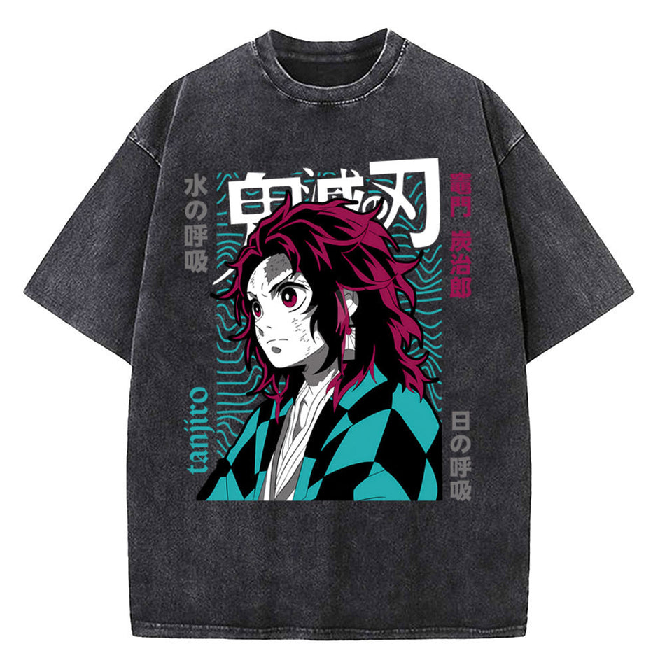 Anime Demon Slayer Kimetsu No Yaiba Cotton Short-Sleeve Tee