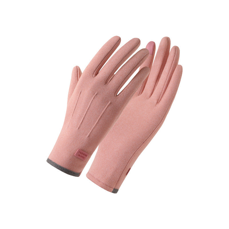 Unisex Winter Fleece-Lined Touchscreen Cycling Gloves