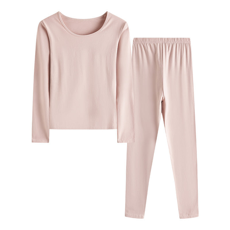Class A Pure Cotton Seamless Thermal Base Layer Set Women