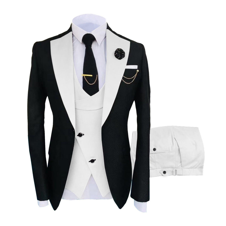 Men’s Three-Piece Serge Suit – Best-Selling Wedding & Best Man