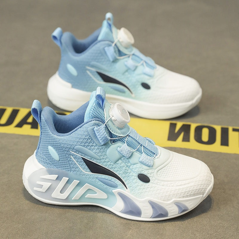 2025 Kids’ Basketball Shoes Boys Mesh Breathable Non-Slip