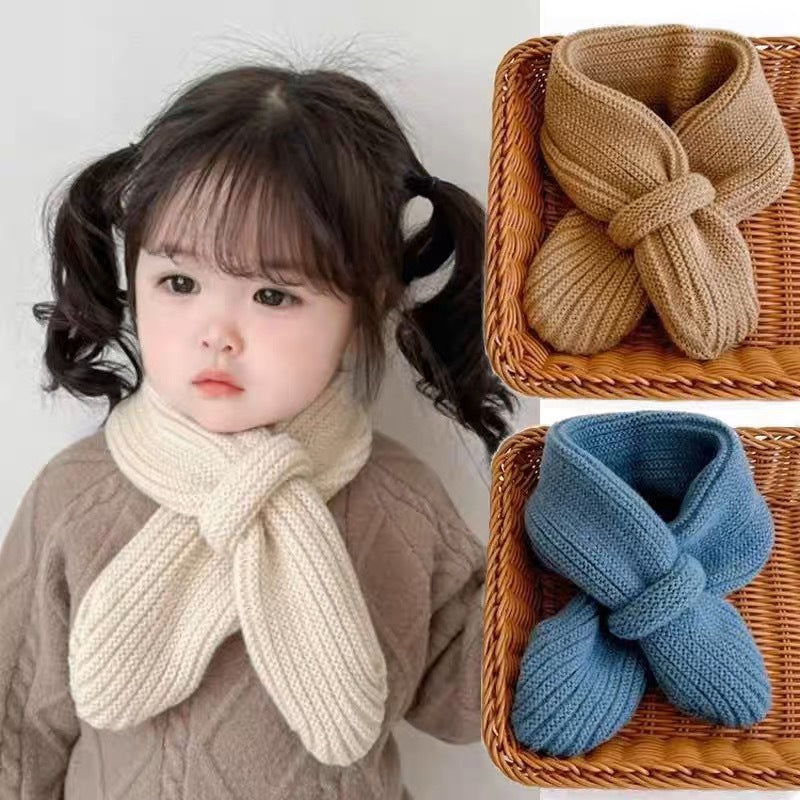 Cross Neck Baby Scarf – Cute & Warm Autumn/Winter Neck Protector