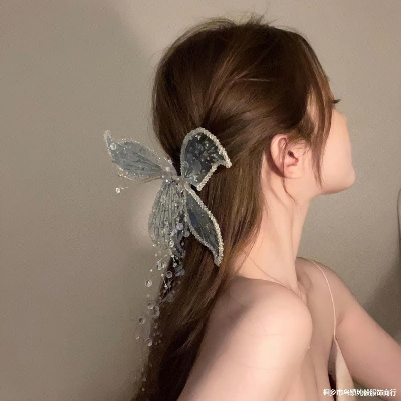 Crystal Butterfly Fairy Side Hair Clip