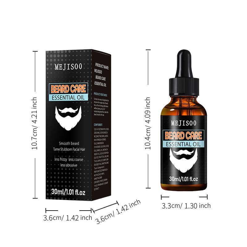 Men’s Beard Care Essential Oil – Growth & Nourishment