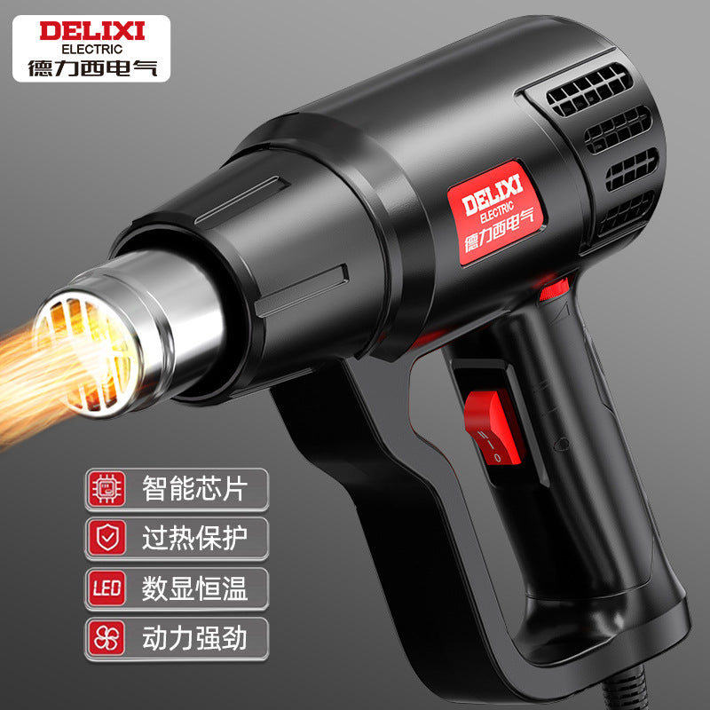 Delixi Digital Hot Air Gun with Adjustable Temperature