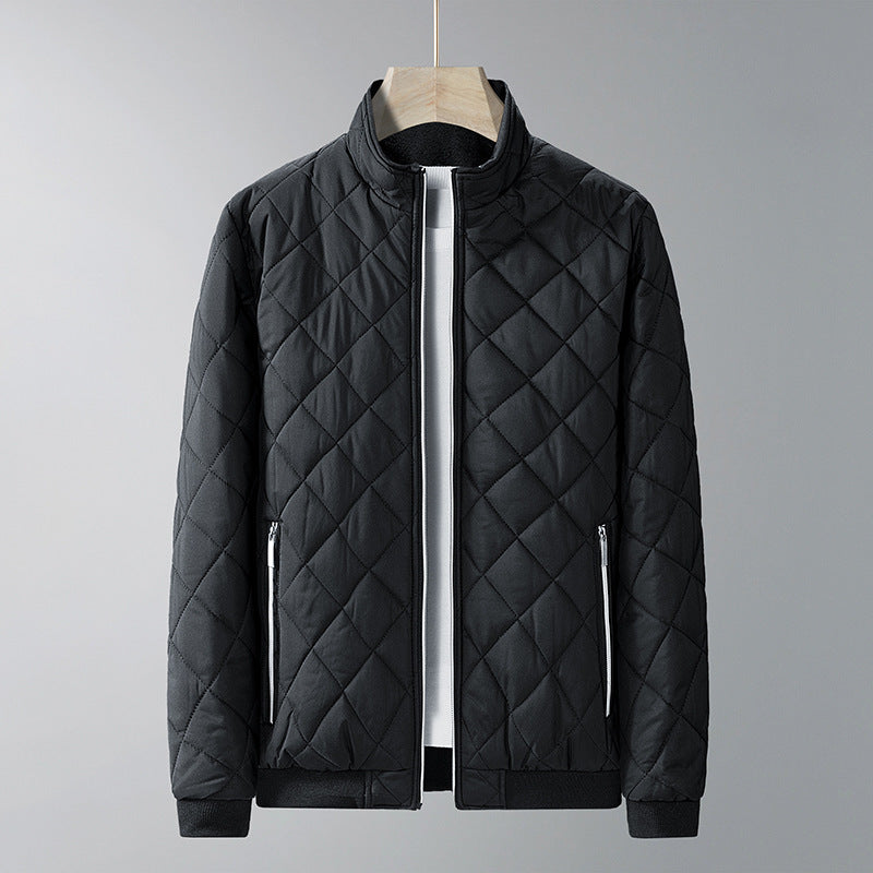 Men’s Fleece-Lined Winter Cotton Travel Jacket