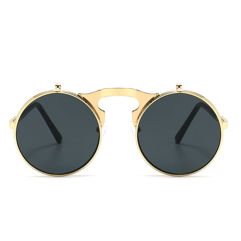 Flip-Up Punk Steampunk Sunglasses | Vintage Metal