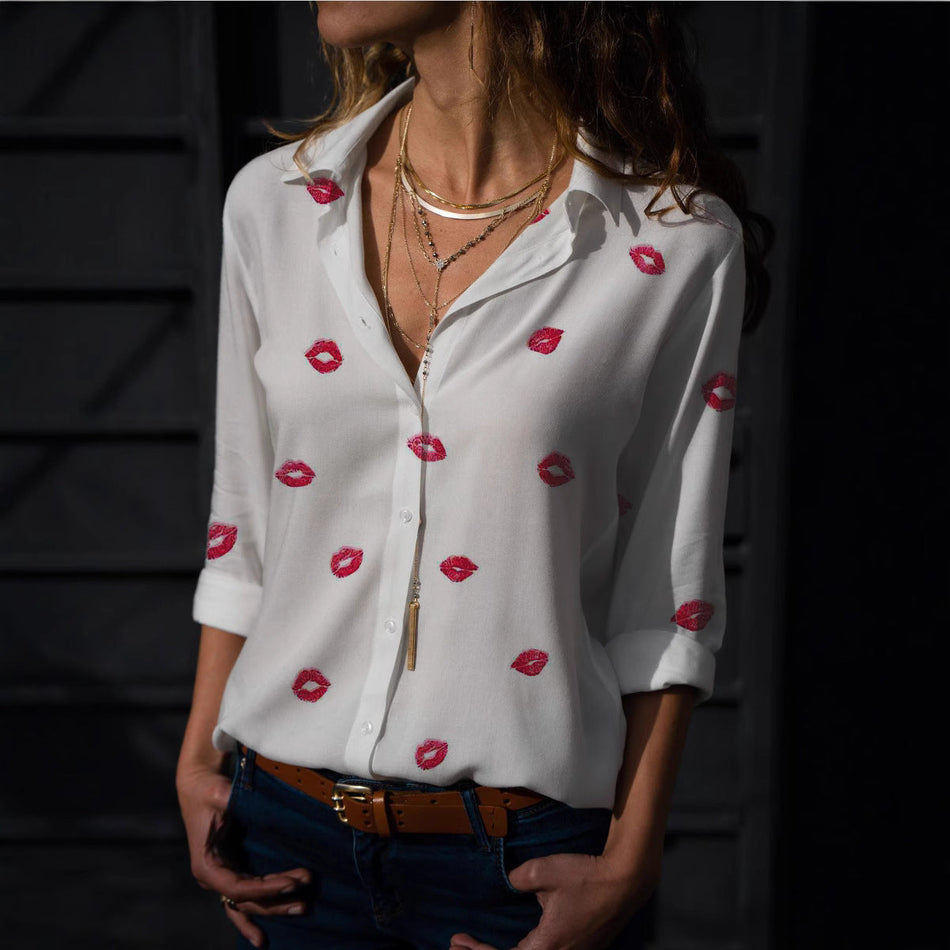 Summer Digital Print Cardigan Shirt