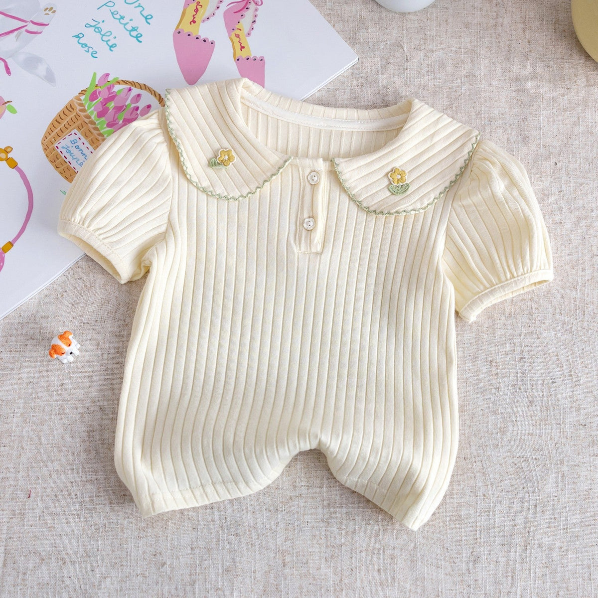 Girls Pure Cotton T-Shirt – Simple All-Match Summer Top – T-Shirts – Image 11