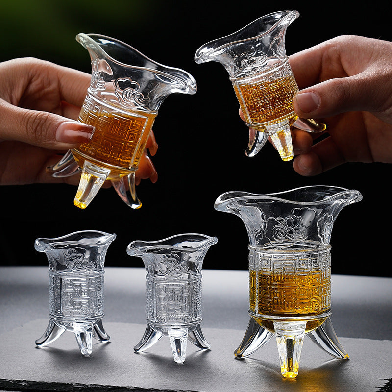 Antique-Style Glass Wine Cup & Spirit Dispenser