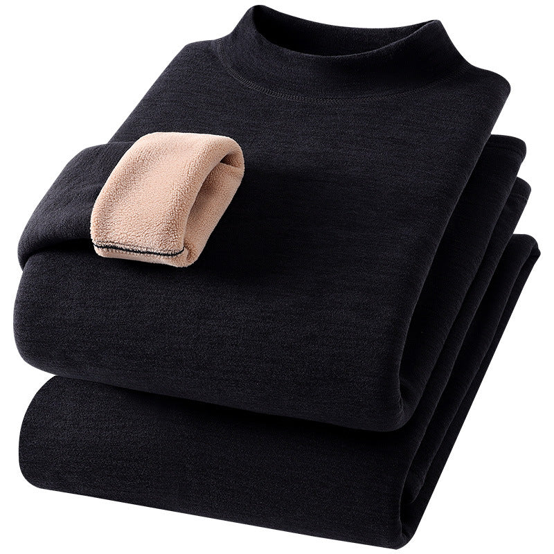 Men’s Camel Hair Thermal Underwear Set Plus Velvet 2025