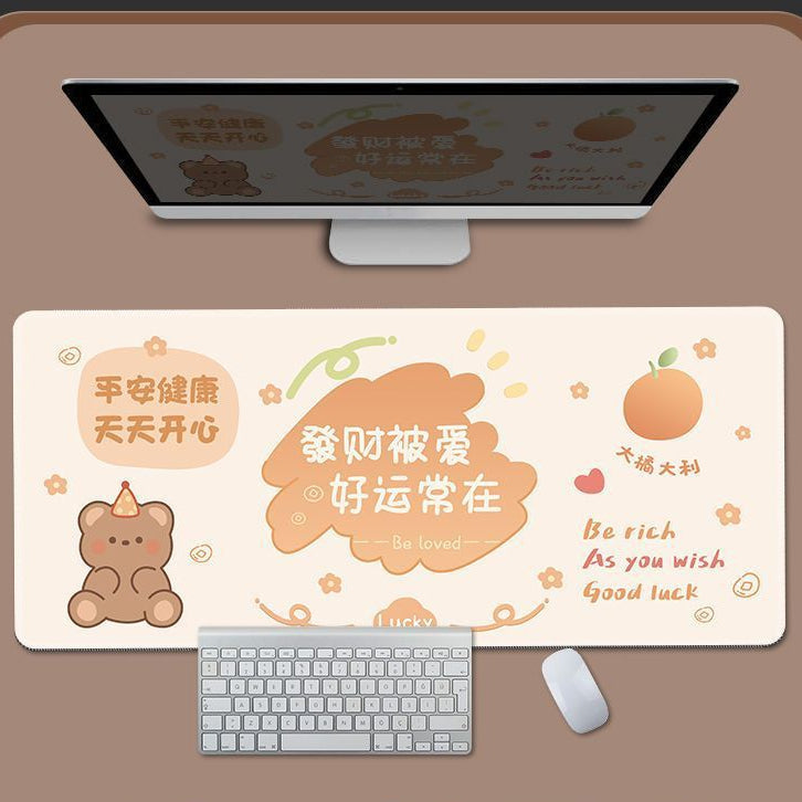 Cute Cartoon Oversized Desk Mouse Pad for Girls