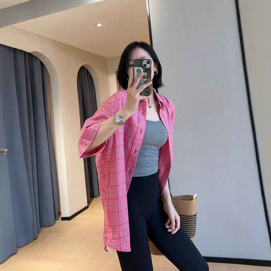 Women’s Plaid Flannel Shirt