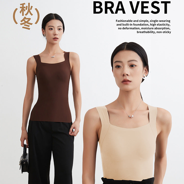 Seamless Slim Fit Thermal Vest for Women