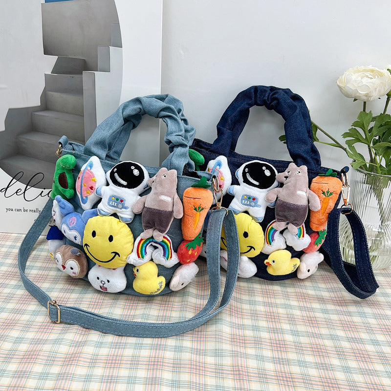 Cartoon Doll Handbag – Trendy Korean Crossbody Bag
