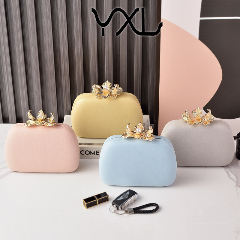 Macaron Color Clutch – Wedding & Party Flower Evening Bag