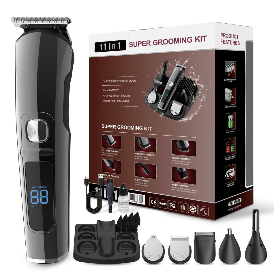 All-in-One Electric Hair Clipper – Display & Styling Kit