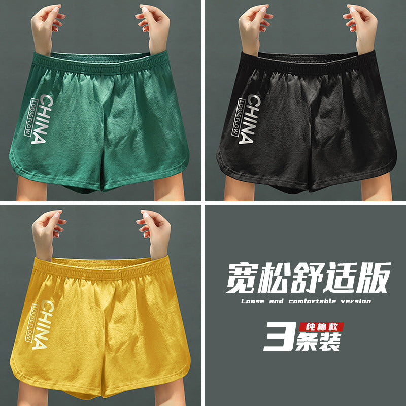 PACK OF - 3 Loose Fit Cotton Arrow Boxer Shorts for Men