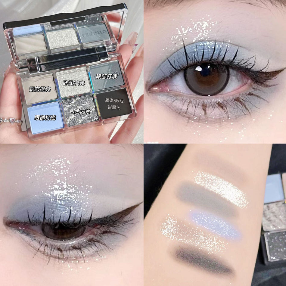 Leeinto Spicy 6-Color Eyeshadow Palette