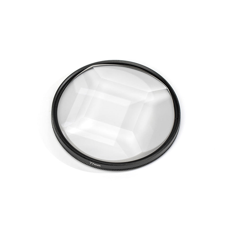 77mm Quadruple Prism Fractal Camera Filter Lens