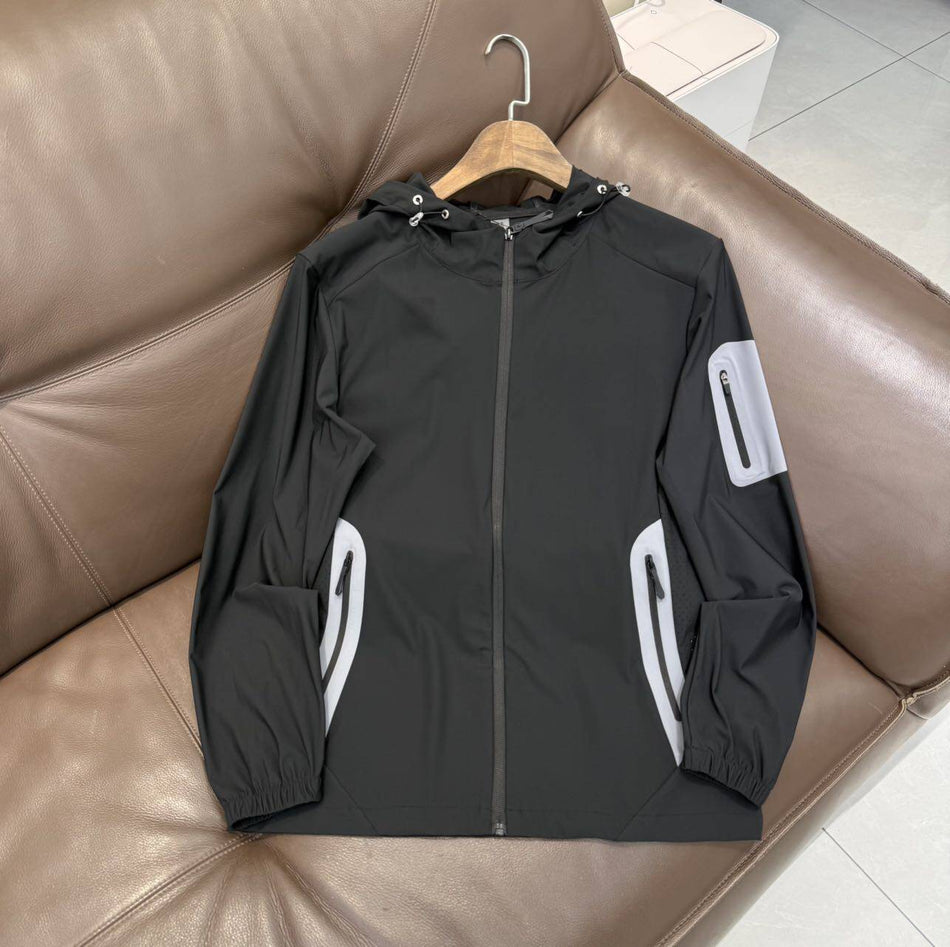 Men’s Quick-Dry Hooded Windproof Commuter Jacket
