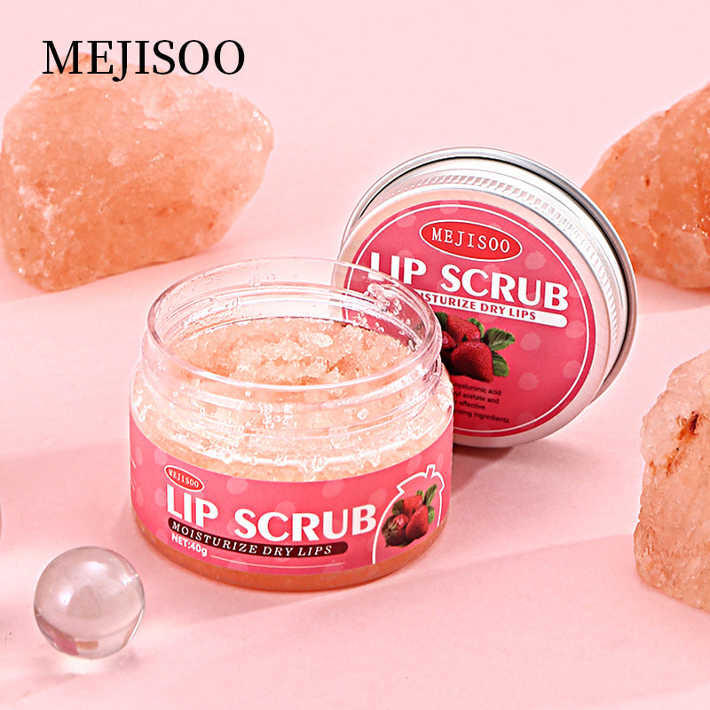 Strawberry Lip Scrub – Deep Cleansing & Moisturizing Exfoliation