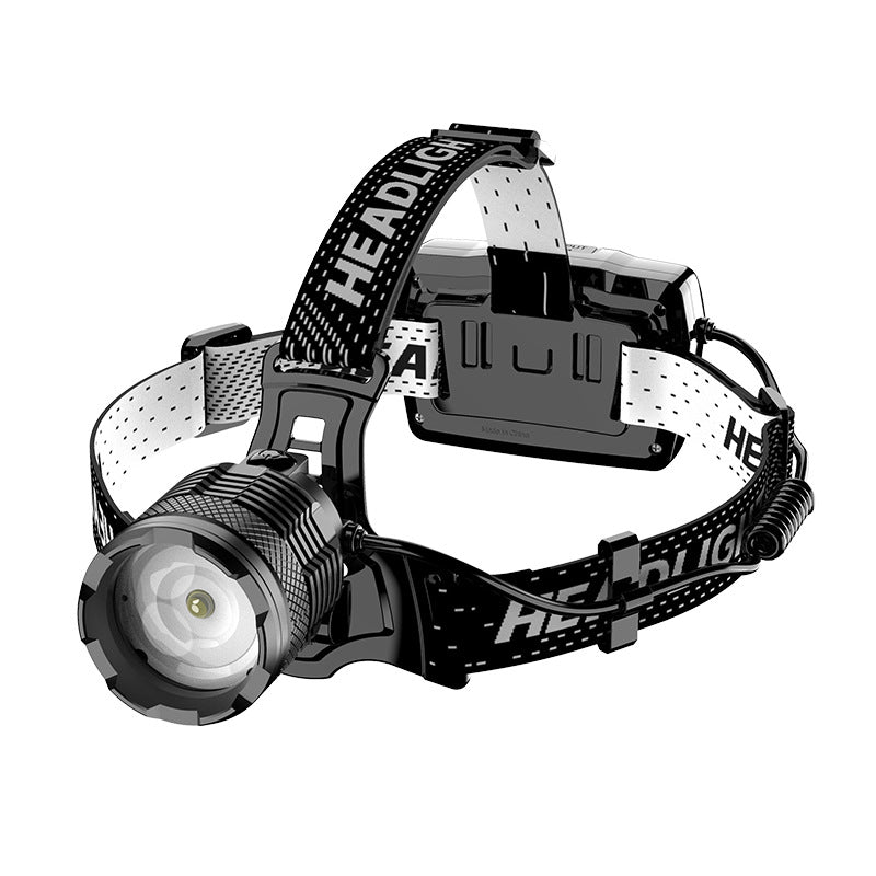 Type-C Fast Charging Telescopic Headlamp for Outdoor & Night Use