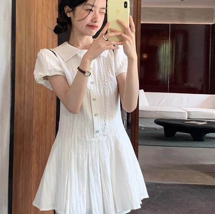 College Style Shirt Dress for Women