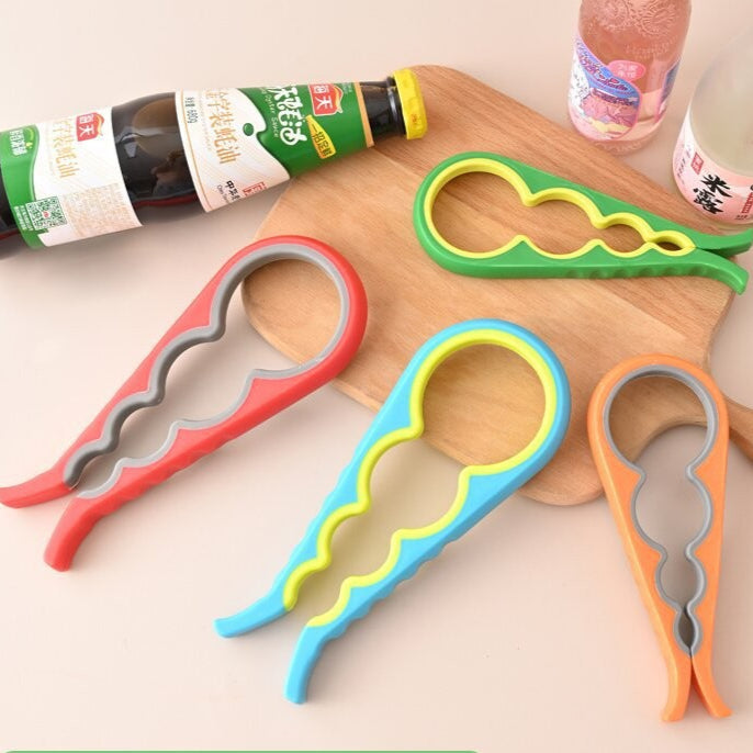 4-in-1 Multifunctional Kitchen Bottle & Can Opener - 2 Pc