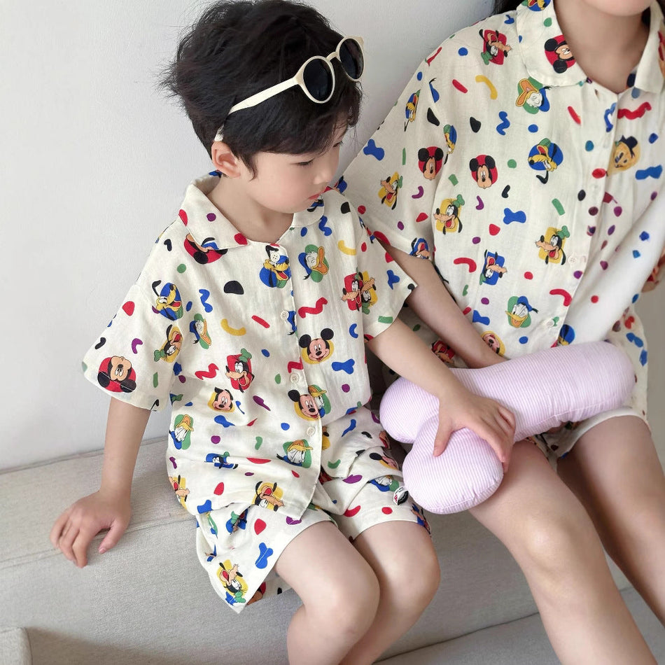 Kids’ Cotton Gauze Pajamas