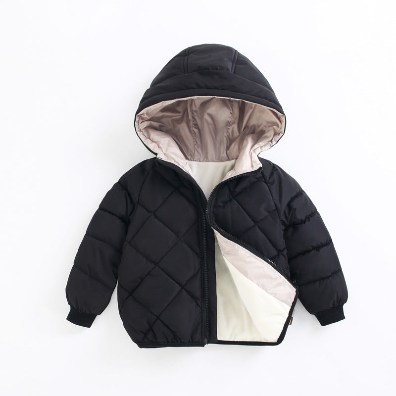Kids’ Down Jacket 2025 – Autumn Winter Boys & Girls Cotton