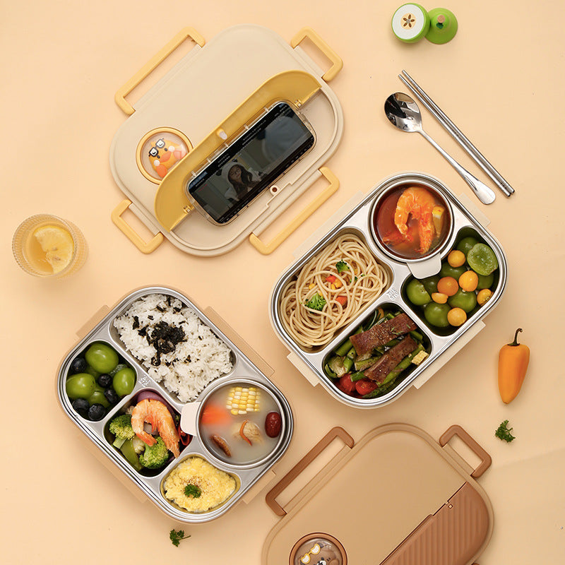 Cartoon Steel Lunch Box | 316 Stainless Microwave Safe
