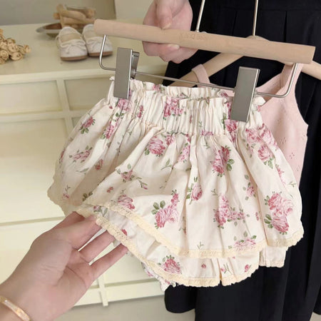 Baby Girls Rose Bud Suspender Shorts Set – Baby & Children's Outfits – Image 8