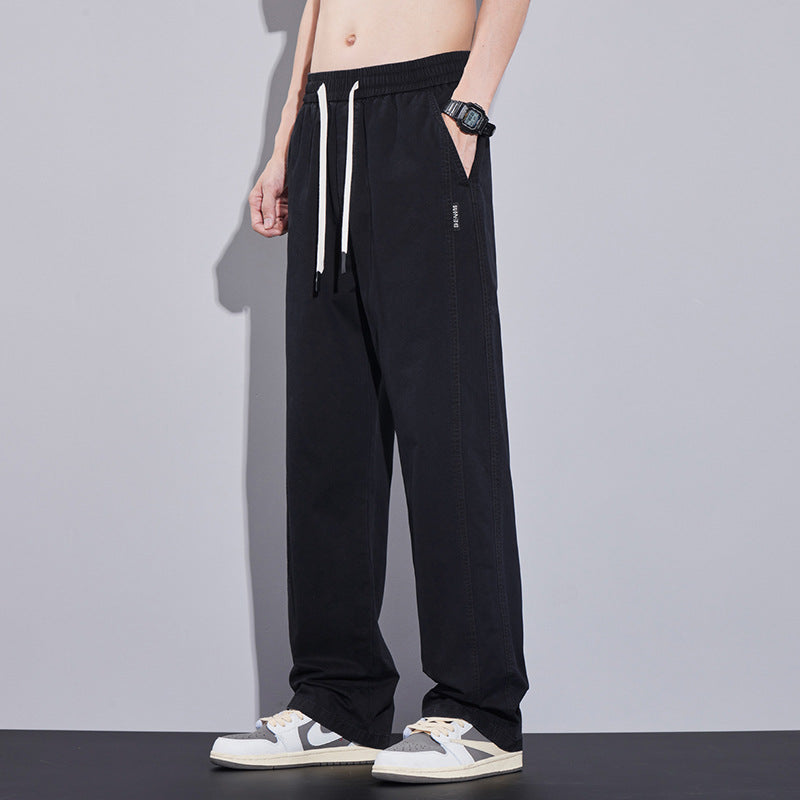 INSTOCK-Men's Ice Silk Loose Fit Pants – Trendy & Breathable