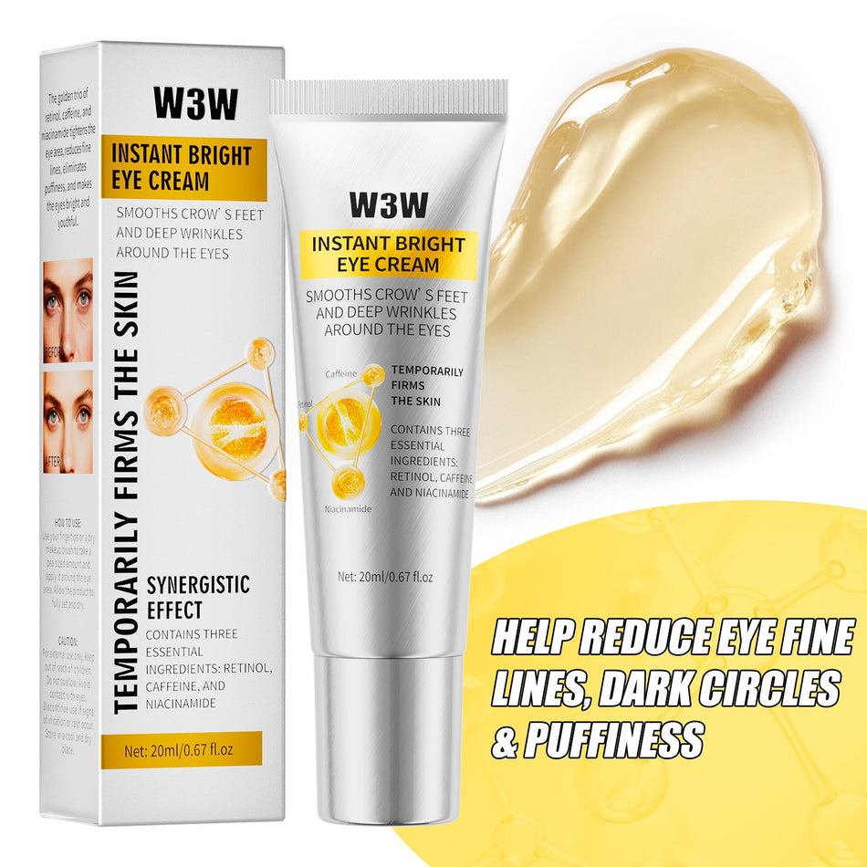 W3W Instant Eye Cream – Dark Circle & Fine Line Brightening
