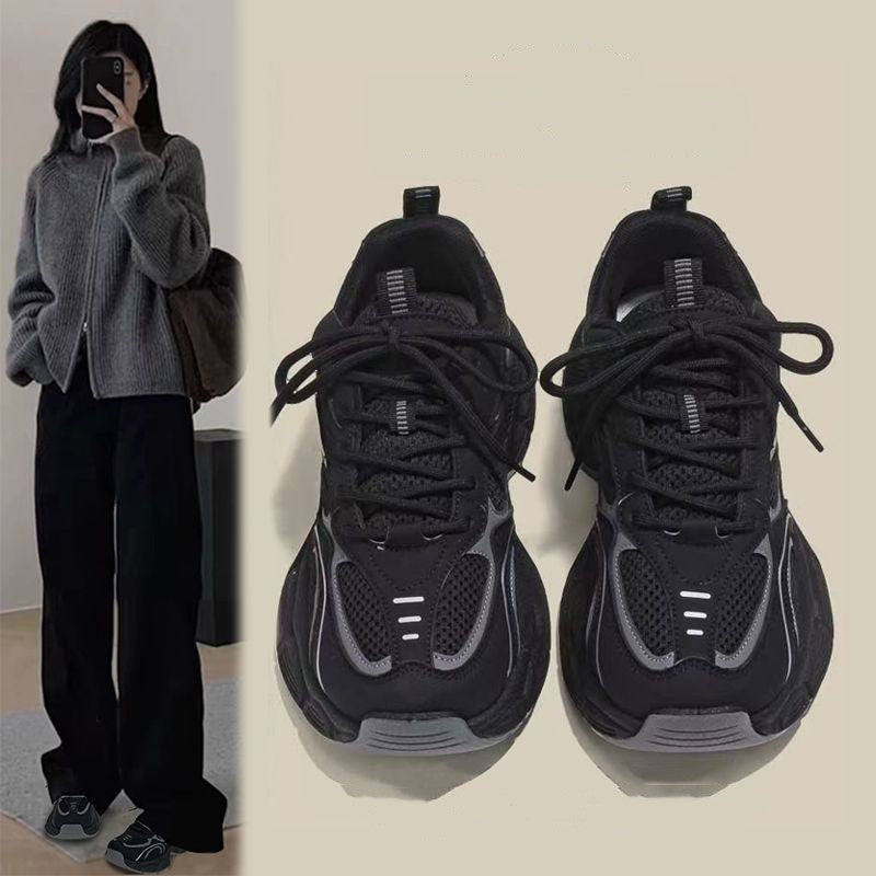 Black Dad Sneakers for Women