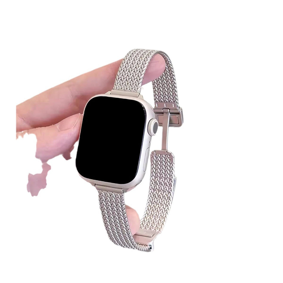 Apple Watch Metal Mesh Band – Slim & Magnetic Fit