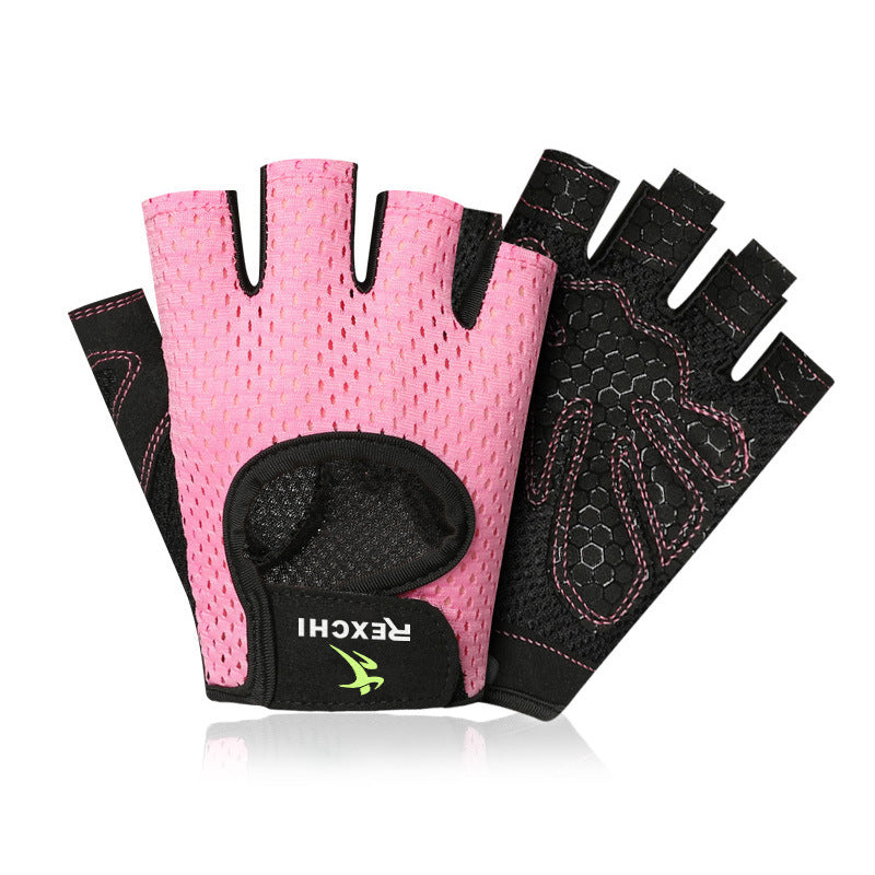 Ricky Half-Finger Fitness Gloves – Unisex Breathable Non-Slip