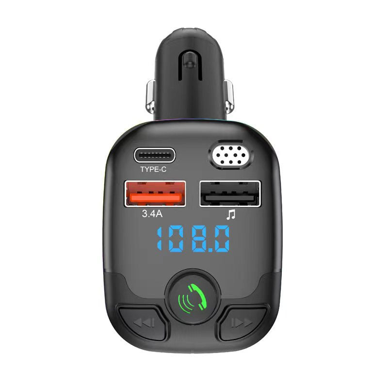 Bluetooth 5.3 Car MP3 Player – FM Transmitter & 5V3A Charger