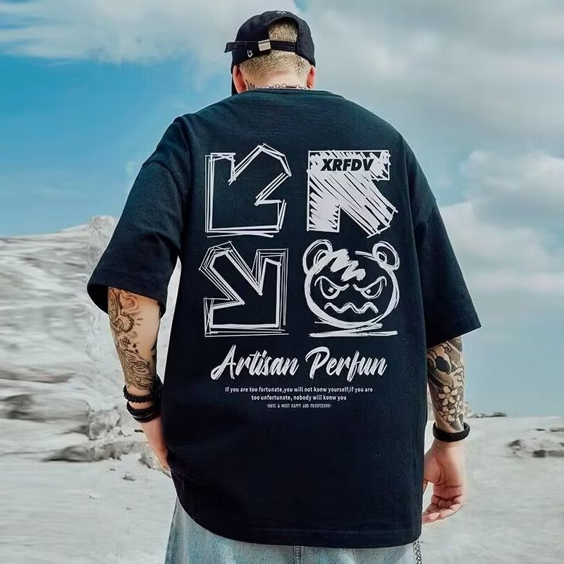 Plus Size Loose T-Shirt for Men – M-8XL Summer Style 2024