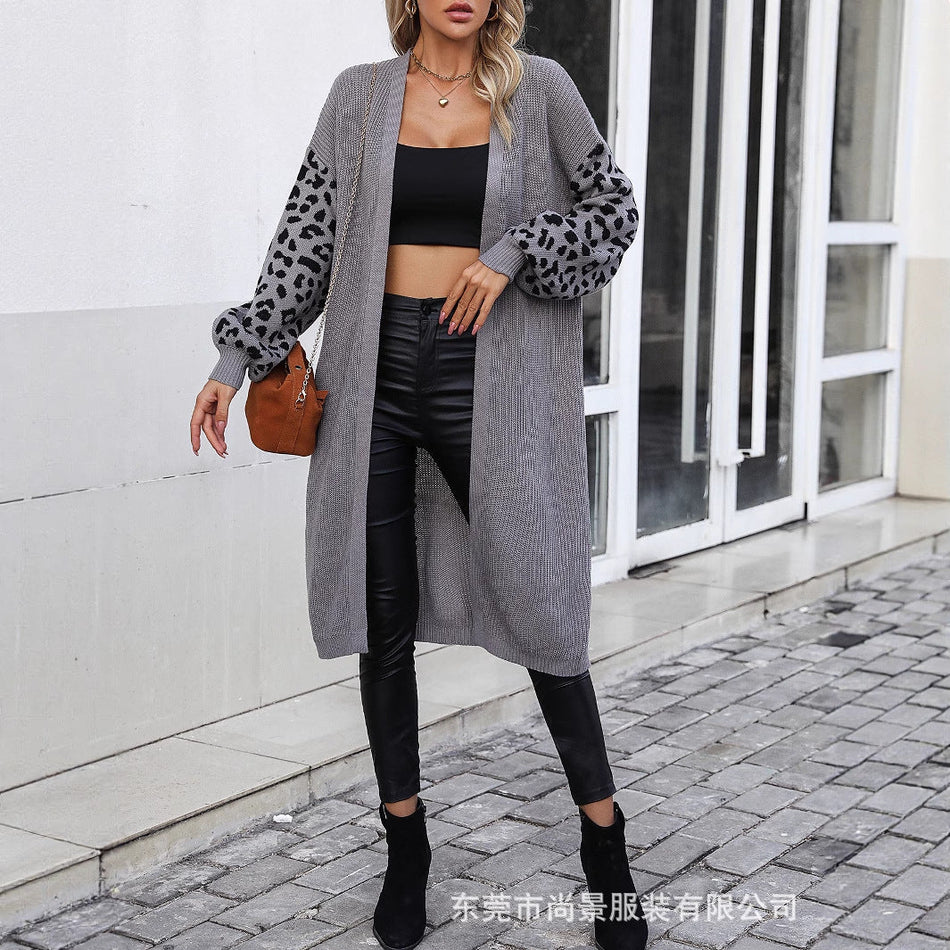 Women’s Leopard Print Cardigan