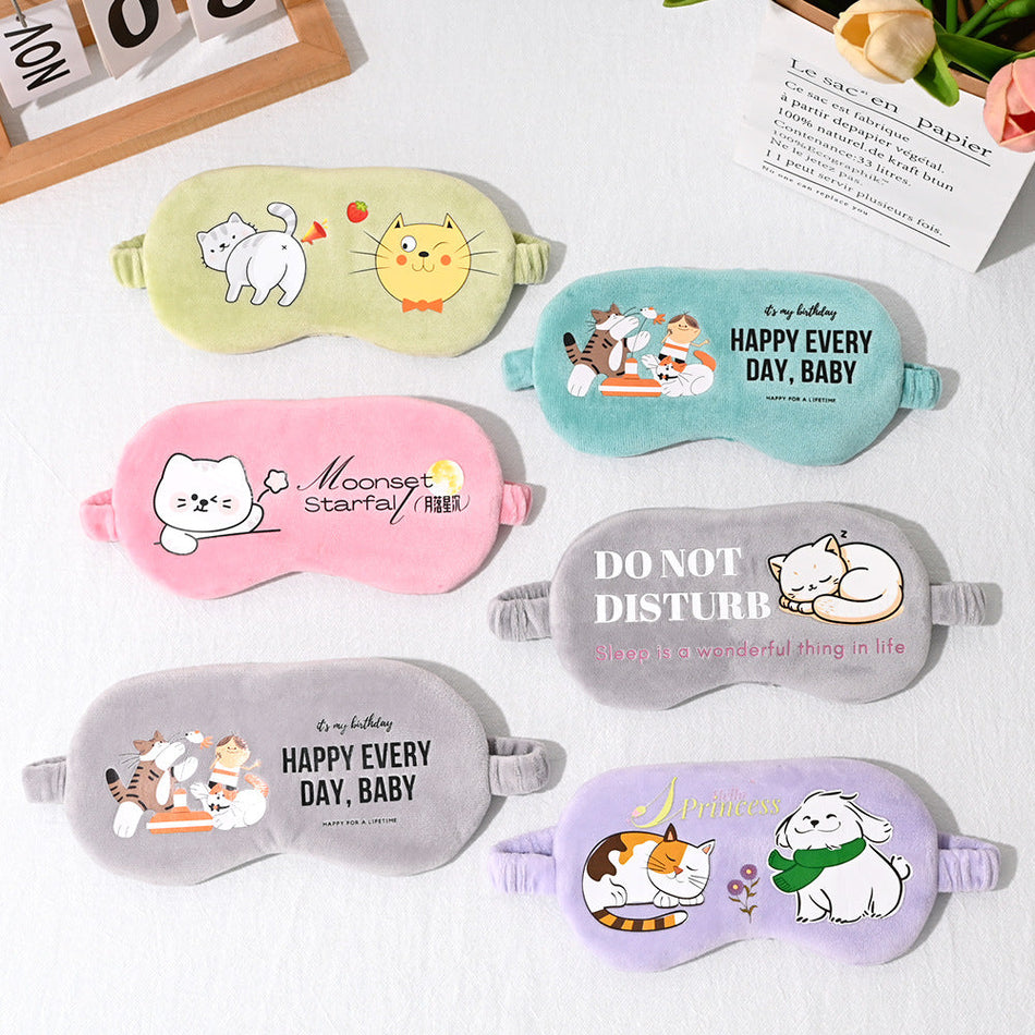 Blackout Sleep Eye Mask – Hot & Cold Compress with Clay Beads