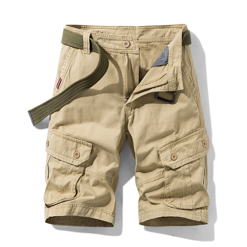 Men's Multi-Pocket Shorts | Casual Workwear Five-Point