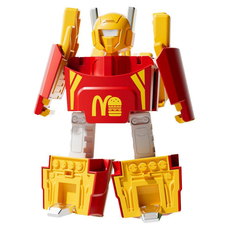 Burger Fries Cola Robot – Transforming Mecha Food Toy
