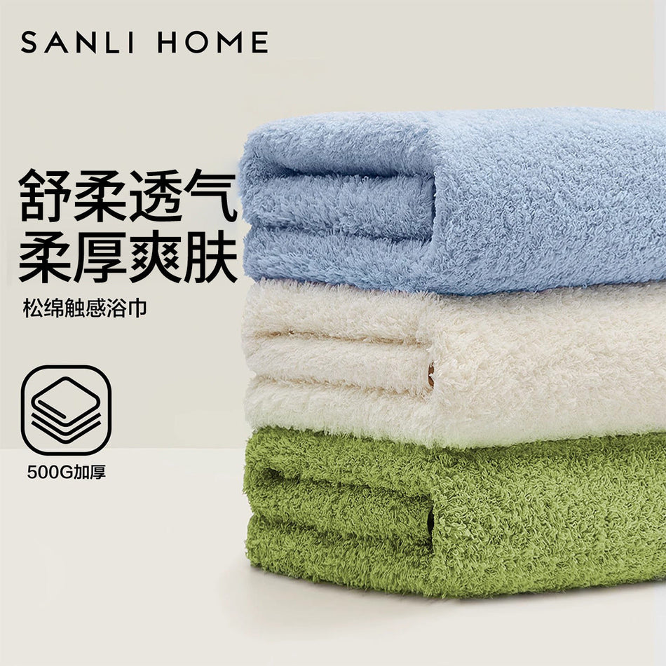 Sanli 7A Antibacterial Pure Cotton Bath Towel 80×150cm