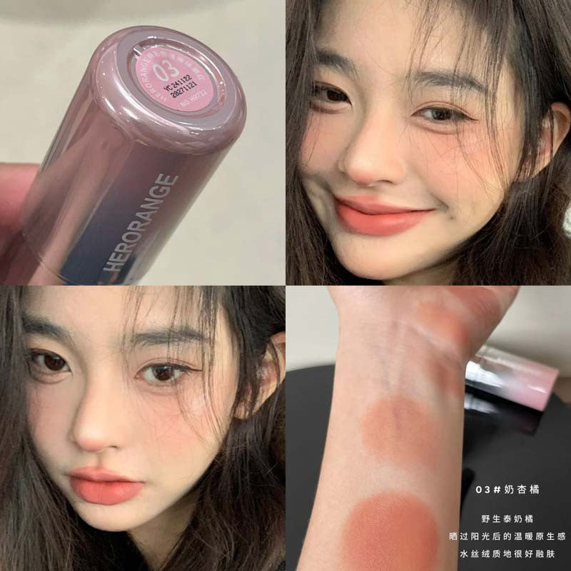 Herorange Liquid Blush – Multi-Purpose Low-Saturation Matte Cheek