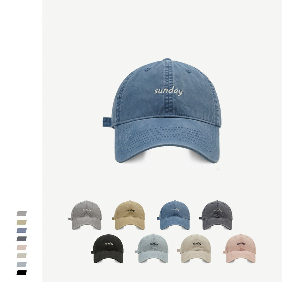 Unisex Cotton Baseball Cap – Korean Style Sunshade Hat