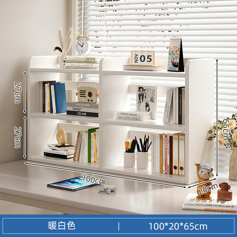 Multi-Layer Desktop Storage Rack Bookshelf Organizer