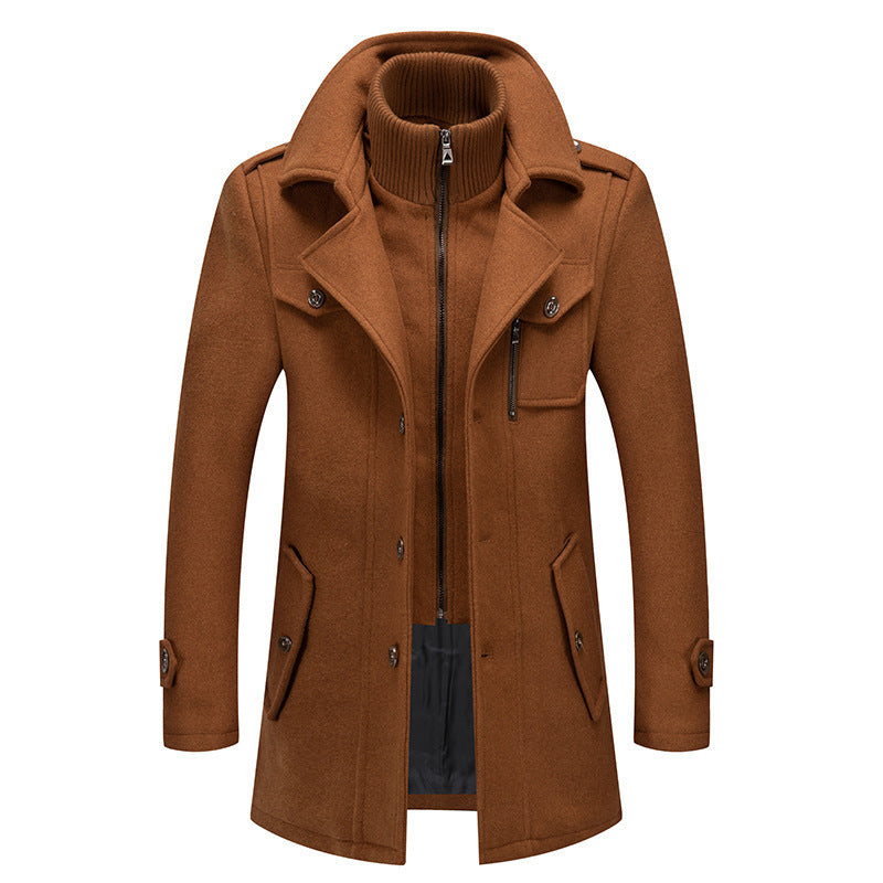 2025 Business Double Collar Wool Coat